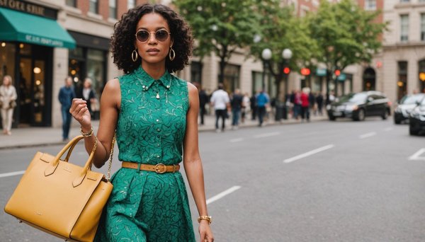 Femme élégante avec accessoires